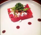 Watermelon Salad at Ka'ana Kitchen in the Andaz Resort